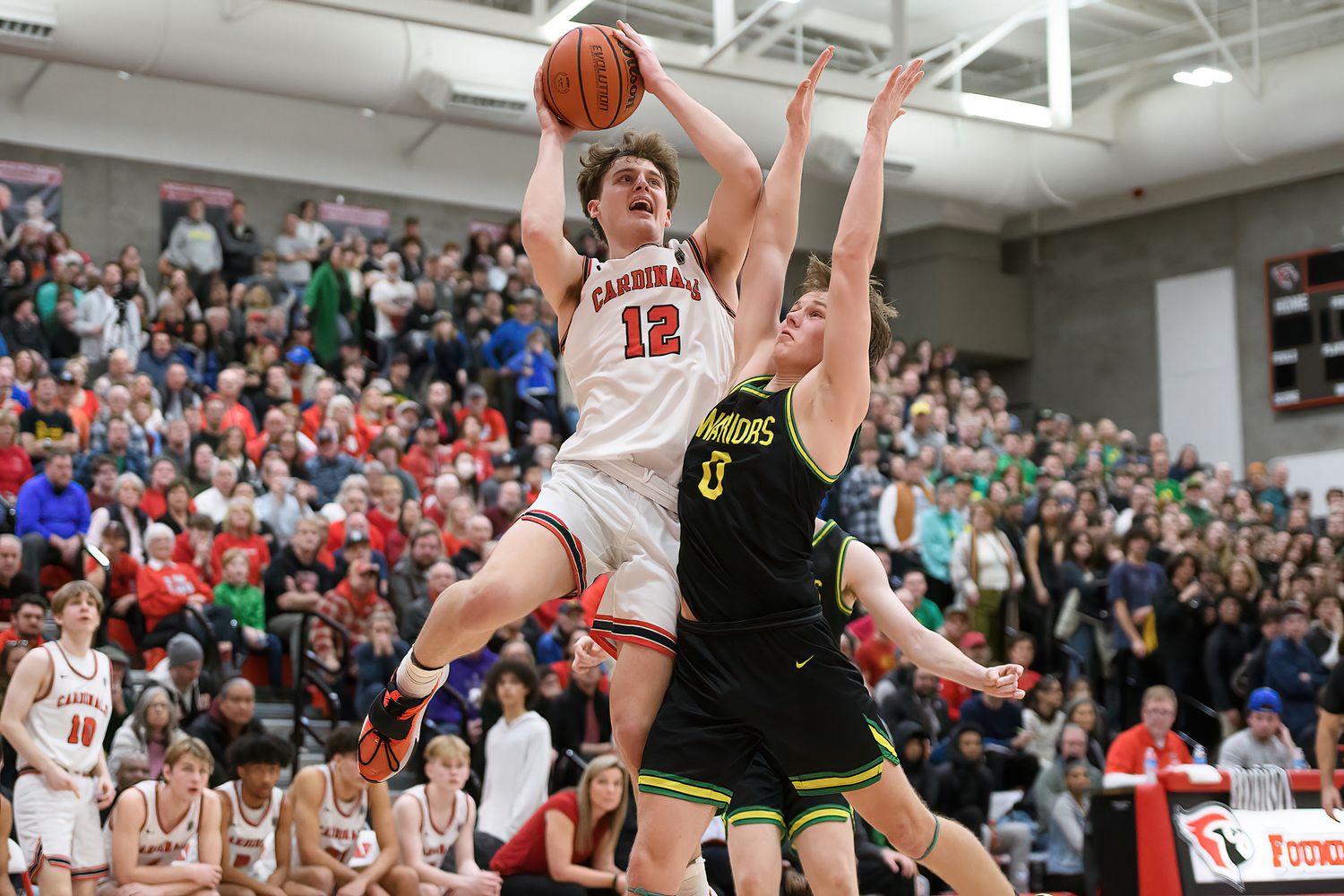 1 Lincoln vs Cleveland boys basketball 6A Oregon second round March 4 2023 Ken Waz 54